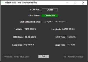 HiTech-GPS Time Synchronizer